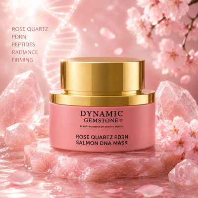 Dynamic Gemstone Rose Quartz PDRN Salmon DNA Mask