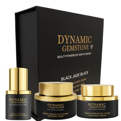 Black Jade Black Caviar Volcanic Set
