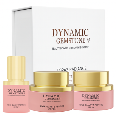 Topaz Rose Quartz Peptide Set