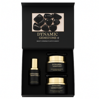 Black Jade Black Caviar Volcanic Set