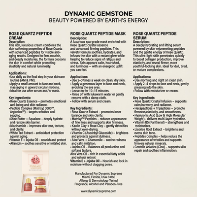 Topaz Rose Quartz Peptide Set