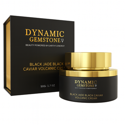 Dynamic Gemstone - Black Jade Black Caviar - Volcanic Cream