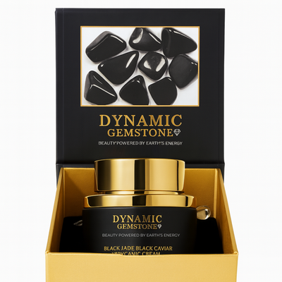Dynamic Gemstone - Black Jade Black Caviar - Volcanic Cream