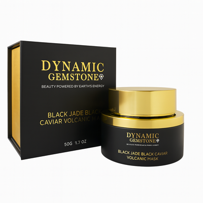 Dynamic Gemstone - Black Jade Black Caviar - Volcanic Mask