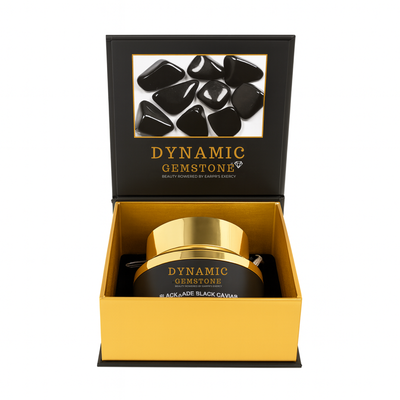 Dynamic Gemstone - Black Jade Black Caviar - Volcanic Mask